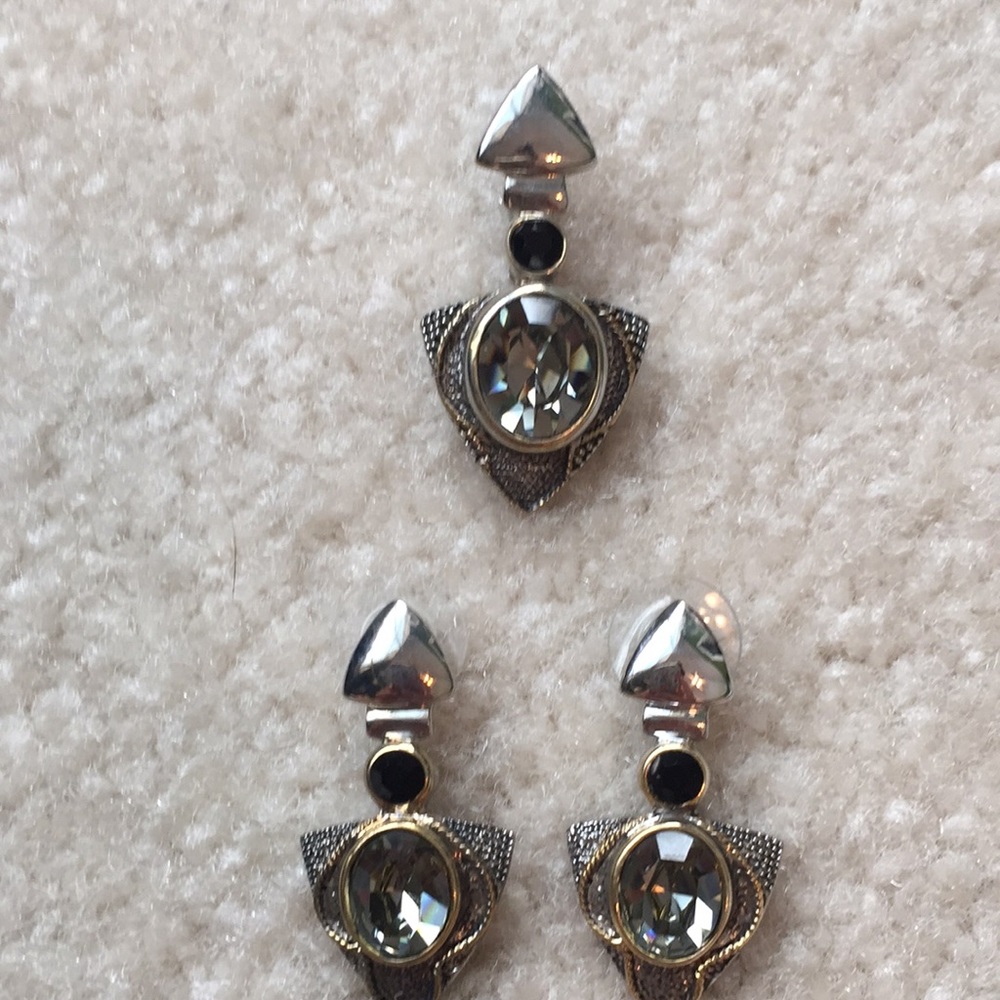 Earrings and slide